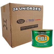 Caixa com 24 Massa de Polir N2 Branca Fina 500g