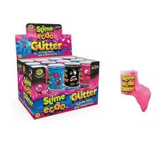 Caixa Com 24 Un Slime Ecão Glitter Brinquedo De 110 Gramas