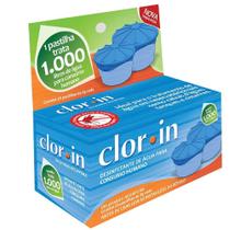 Caixa com 25 Pastilhas Desinfetante de Água Clorin - 308010-UN - NAUTIKA