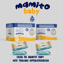 Caixa Com 400 Lenço Umedecido Mamito Baby - Cham's