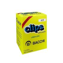 Caixa com 420 clips galvanizados 4/0 clipes bacchi novos Caixa com 420 clips galvanizados 4/0 clipes bacchi novos
