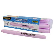Caixa com 6 Canetas Marca Texto Lilás Tom Pastel Ponta Chanfrada Masterprint MP 612 Caixa com 6 Canetas Marca Texto Lilás Tom Pastel Ponta Chanfrada Masterprint MP 612