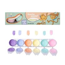 Caixa com 6 Cores de Tinta Guache Pastel 15ml Por Pote Leonora Leo&Leo - 10604 Caixa com 6 Cores de Tinta Guache Pastel 15ml Por Pote Leonora Leo&Leo - 10604