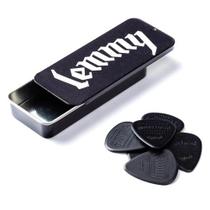 Caixa com 6 Palhetas Dunlop Lemmy Kilmister Motorhead Nylon 1,14 mm