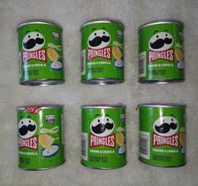 Caixa com 6 Salgadinho de Batata Pringles Creme e Cebola
