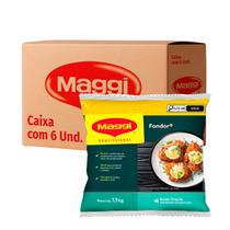 Caixa com 6 Tempero Para Frango Peixe Fondor Profissional Maggi 1,1kg