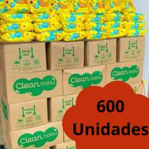 Caixa com 600 Unidades Lenço Toalha Umedecidas Clean Baby enriquecida com Extrato de Camomila