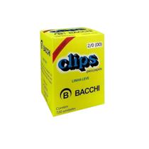 Caixa com 720 clips galvanizados 2/0 clipes bacchi novos Caixa com 720 clips galvanizados 2/0 clipes bacchi novos