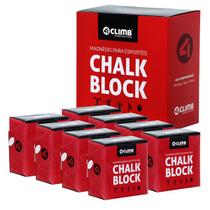 Caixa com 8 Carbonato Magnesio exercício funcional / Escalada Chalk Block