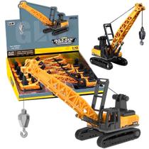 Caixa com 8 Guindastes Miniatura Brinquedo GLW Articuladas
