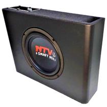 Caixa com amplificador e subwoofer 8" 200w slim som automotiva amplificada sub 8 polegadas 200w