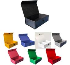 Caixa Com Divisória Para Prótese Dentária Várias Cores 10uni