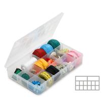 Caixa Com Divisórias Organizadora de Plástico 4 Tamanhos