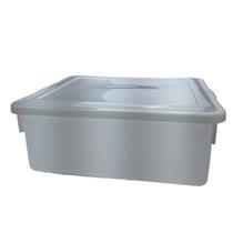 CAIXA COM TAMPA 16,5L ORGANIZADORA BIOPRATIKA 34x15x41CM 0540