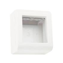 Caixa Com Tampa 2 Módulos Sobrepor LizFlex Tramontina Caixa Com Tampa 2 Módulos Sobrepor LizFlex Tramontina