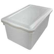 CAIXA COM TAMPA 8L ORGANIZADORA BIOPRATIKA 21x15,4x33,8 0512