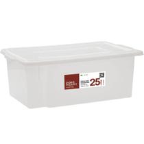 Caixa Com Tampa Linha Pro 25 Litros Branca 521 Paramount