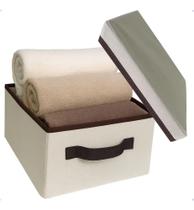 Caixa Com Tampa Para Organizar Guardar Roupas Armario Barato