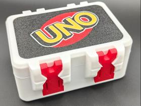 Caixa Com Travas Case Para Jogo Uno Classico Cartas