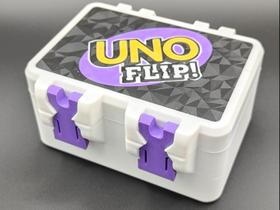 Caixa Com Travas Case Para Jogo Uno Flip Cartas