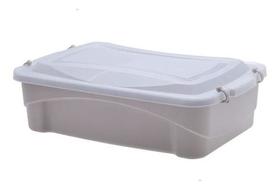 Caixa Com Travas Pratic Box Organizador 10 Litros