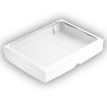 Caixa com Visor S10 (22cm x 29cm x 4,5cm) Branca 10 unidades Assk Rizzo Embalagens