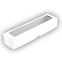 Caixa com Visor S13 (5,5cm x 23cm x 4cm) Branca 10 unidades Assk