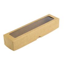 Caixa com Visor S13 (5,5cm x 23cm x 4cm) Kraft 10 unidades Assk Caixa com Visor S13 (5,5cm x 23cm x 4cm) Kraft 10 unidades Assk