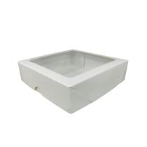 Caixa com Visor S21 Branco (15cm x 15cm) 10 unidades - Assk Embalagens