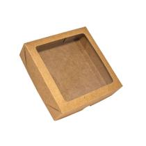Caixa com Visor S21 Kraft (15cm x 15cm) 10 unidades - Assk Embalagens