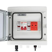 Caixa Combinadora Solar PV 15A 1 Entrada 1 Saída DC 500V Com Proteção Contra Raios Fusível IP65 À Caixa Combinadora Solar PV 15A 1 Entrada 1 Saída DC 500V Com Proteção Contra Raios Fusível IP65 À