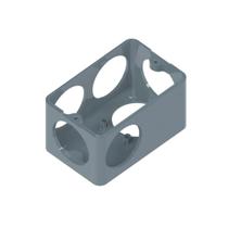 Caixa condulete 7 entradas cinza