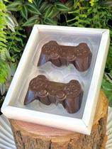 Caixa Controle Video Game 2 cav. Branca com 5 un. Crystal Rizzo