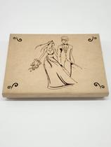 CAIXA CONVITE CASAMENTO 21 x 16 x 3,50