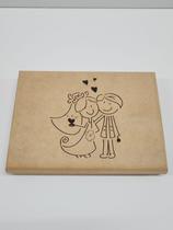 CAIXA CONVITE CASAMENTO PADRINHO PERSONALISADO 16 x 21 x 3,5