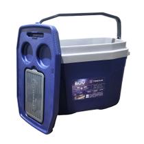 Caixa Cooler Termica 20 Litros Termolar Azul Original Para 26 Latinhas