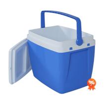 Caixa Cooler Térmica 34 L Praia Pesca Churrrasco Piscina Bel Fix Azul