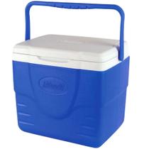 Caixa Cooler Térmica Com Alça Azul 8,5 Litros Coleman 9qt