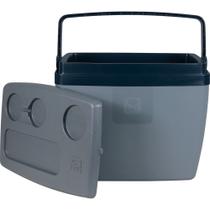 Caixa Cooler Térmico Grande Cinza 36 Litros Cabe 54 Latas Belfix