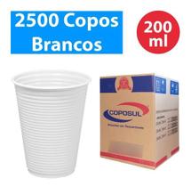 Caixa Copo Descartável 200ml Água Refrigerante 2500 Unidades Caixa Copo Descartável 200ml Água Refrigerante 2500 Unidades