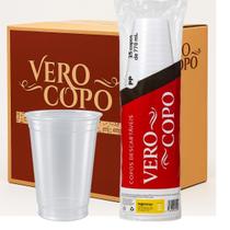 Caixa Copo Descartável 770ml Liso Chop e Bebidas Com 250 Un.