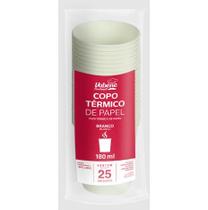 Caixa copo papel branco 180ml 500un vabene