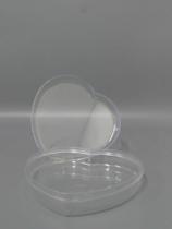 Caixa Coração 16x14x2,6cm Transparente
