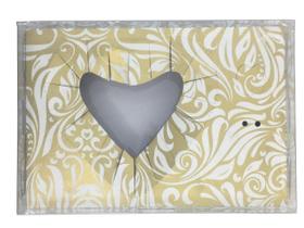 Caixa Coração De Colher 500G Dourado