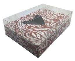 Caixa Coração De Colher 500G Vermelho Floral