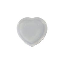 Caixa Coração Transparente 7x7 10 Unidades Amor Carinho Love