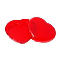 Caixa coração vermelho 14x15x4 cm - Versátil presente - Amor Lindo