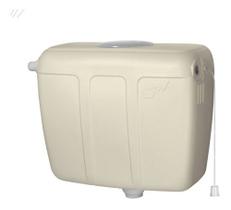 Caixa Cordinha Descarga Vaso Plástica Bege Biscui Cipla Caixa Cordinha Descarga Vaso Plástica Bege Biscui Cipla