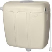 Caixa Cordinha Descarga Vaso Plástica Bege Duna Cipla