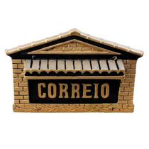 Caixa Correio Alumínio 21x15 Com Suporte - Sol Maior
